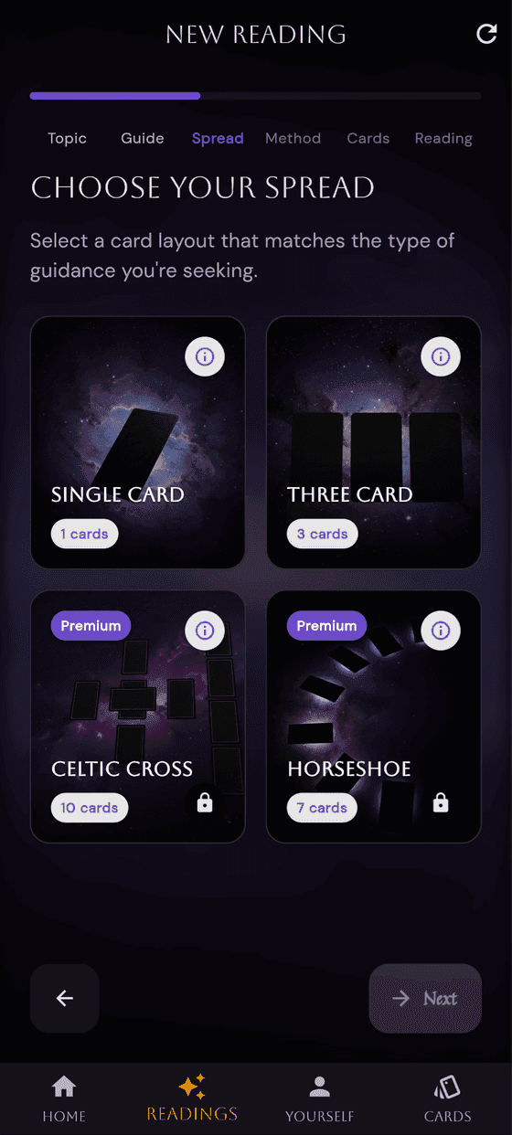 Tarot Reading Step 3