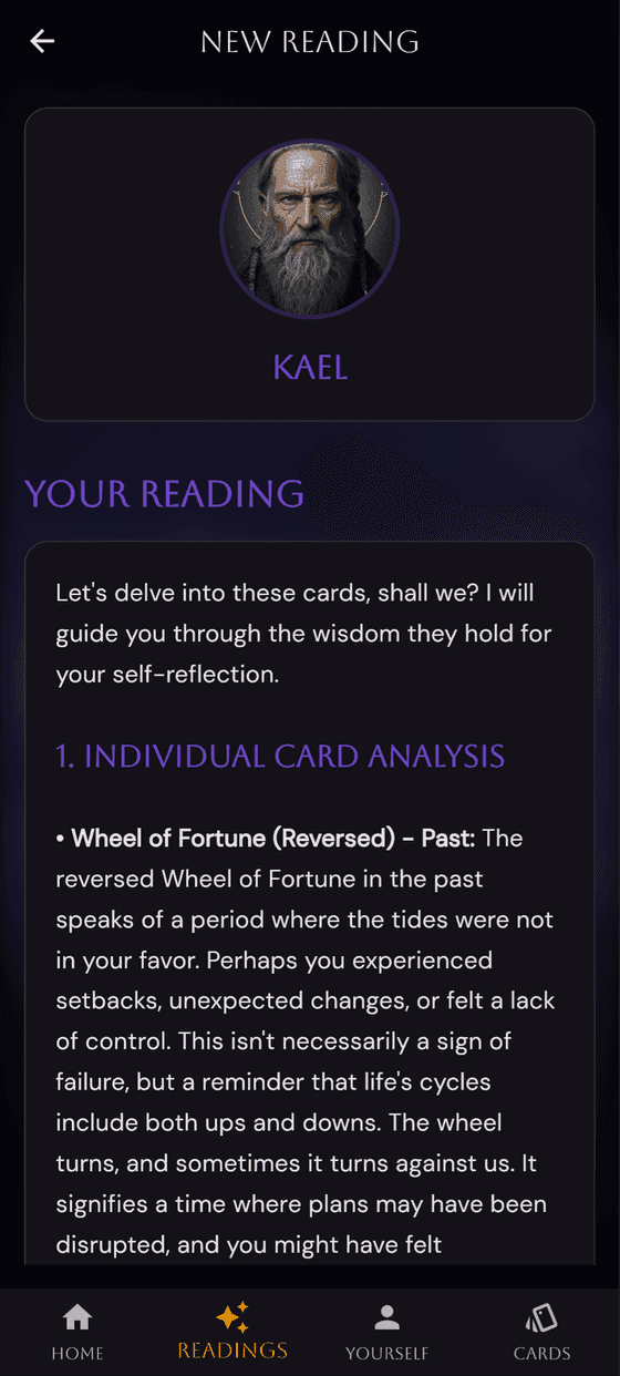 Tarot Reading Step 8