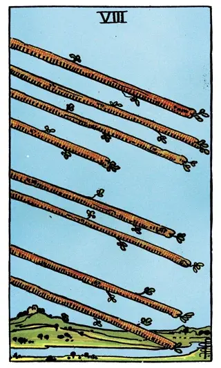 Eight of Wands