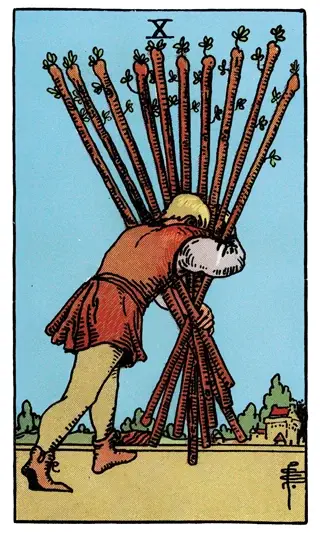 Ten of Wands