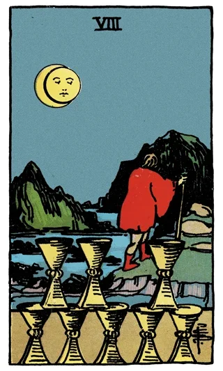 Eight of Cups Tarot Card