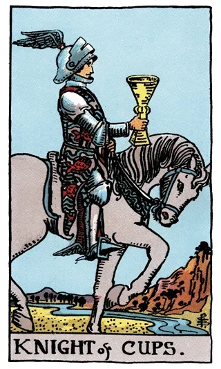 Knight of Cups Tarot Card