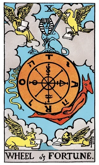 Wheel of Fortune Tarot Card