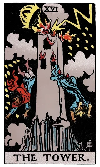 The Tower Tarot Card