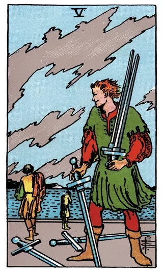 Five of Swords Tarot Card