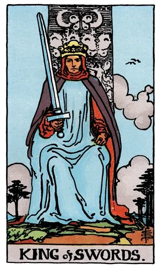 King of Swords Tarot Card