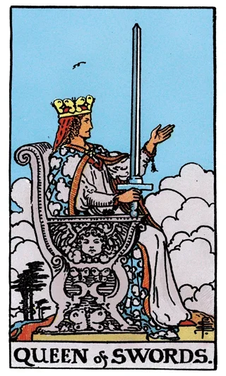 Queen of Swords Tarot Card