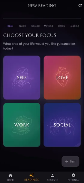 Choose your reading focus