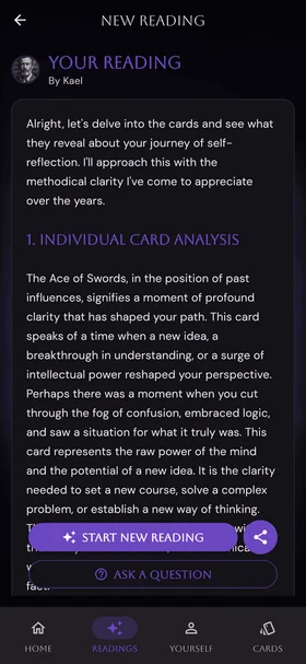 Receive your personalized interpretation